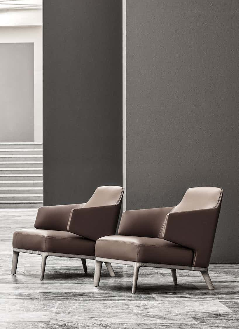 Frigerio Amanda Armchair Brown Leather