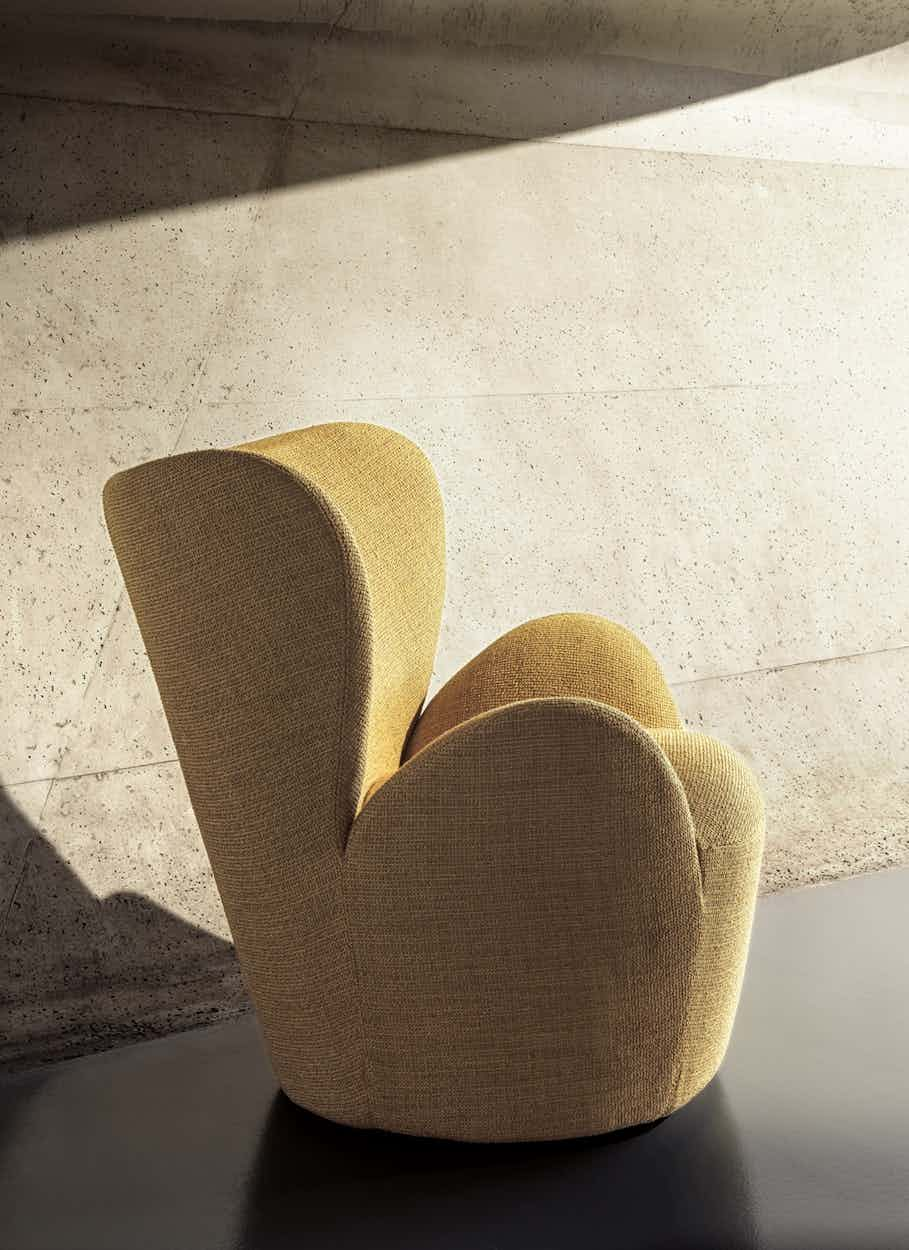 Frigerio libelle armchair yellow