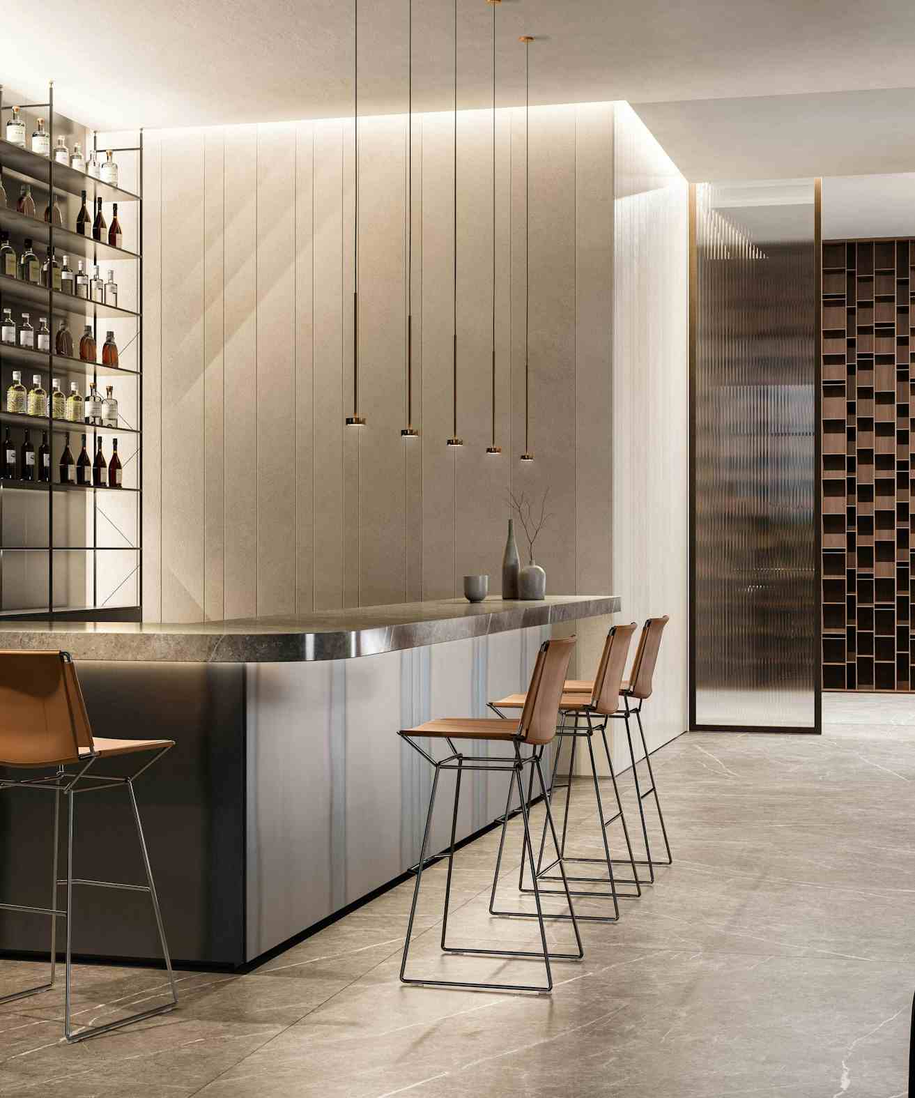 MDF Italia Contract Hospitality Bar Seating