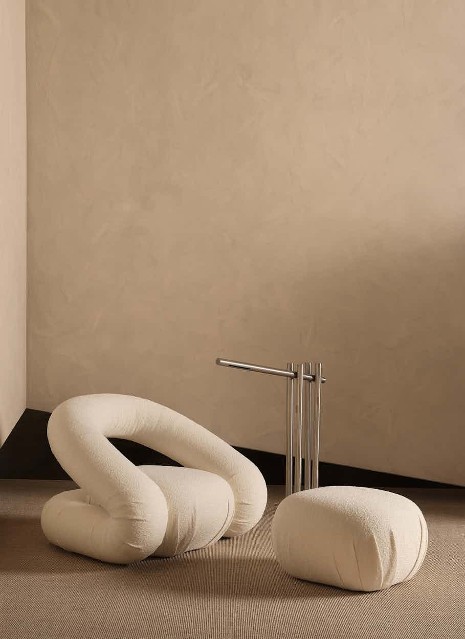 MDF Italia Peggy Armchair White