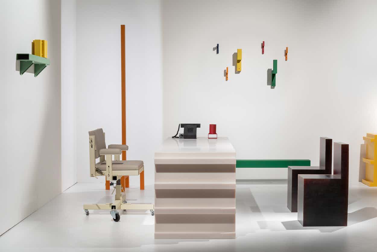 Malouin's "Industrial Office" for Salon 94 Design presented during Design Miami / Basel in 2019. Image from philippemalouin.com.