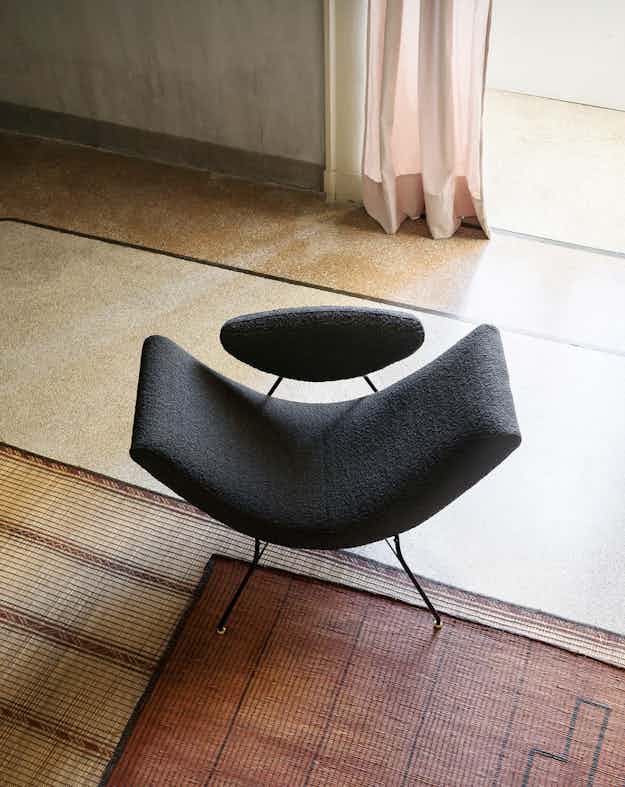 Tacchini Reversivel Lounge Chair Black