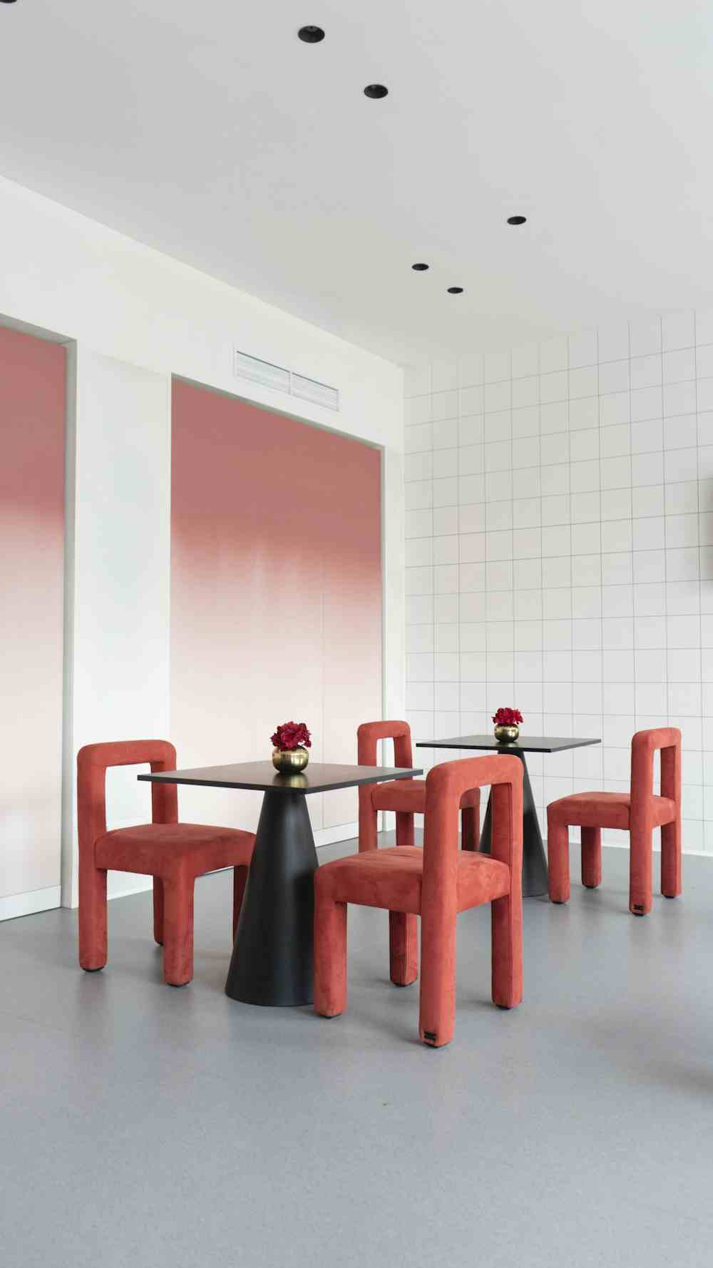 Faina furniture toptun chair red haute living
