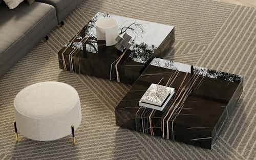 Frigerio miller coffee table stoneware