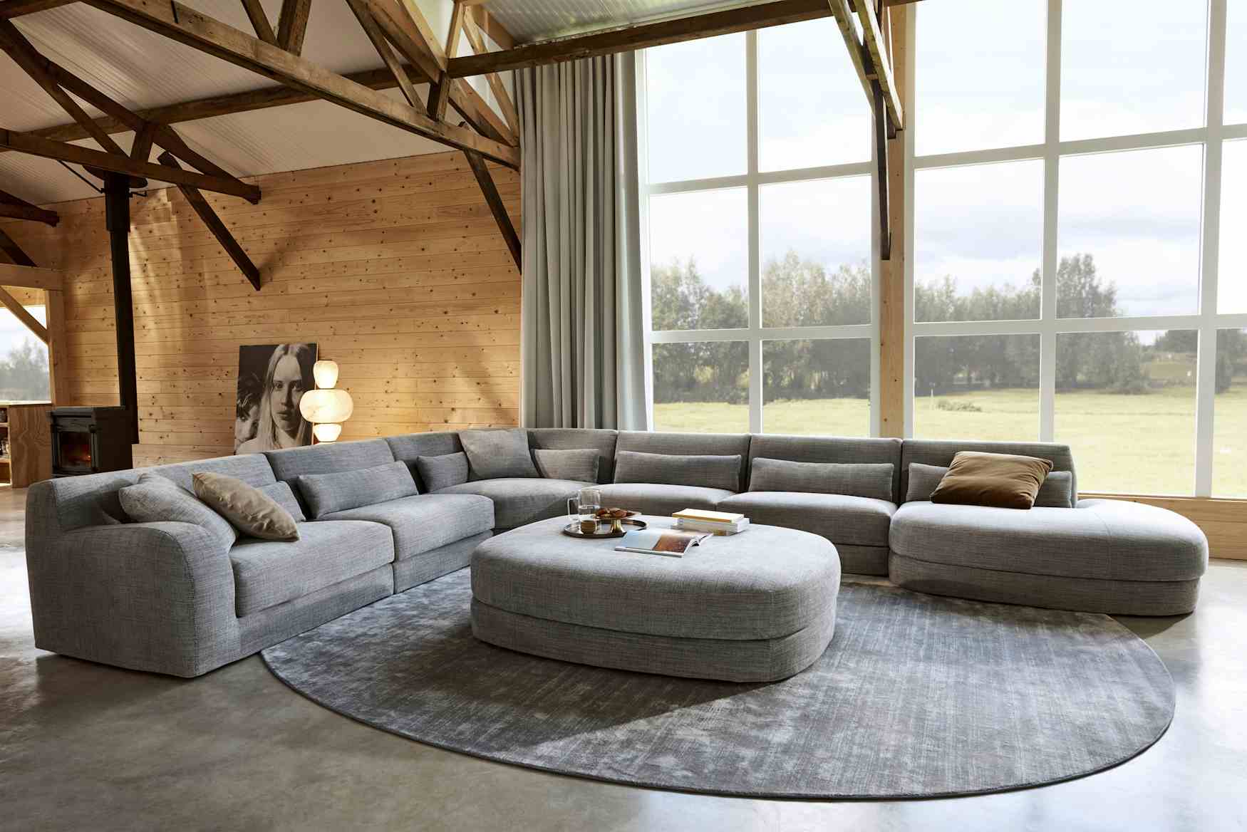 Linteloo bold sofa insitu ottoman haute living