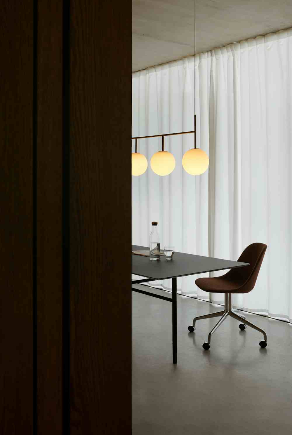 Menu furniture tr bulb suspension frame insitu lit haute living