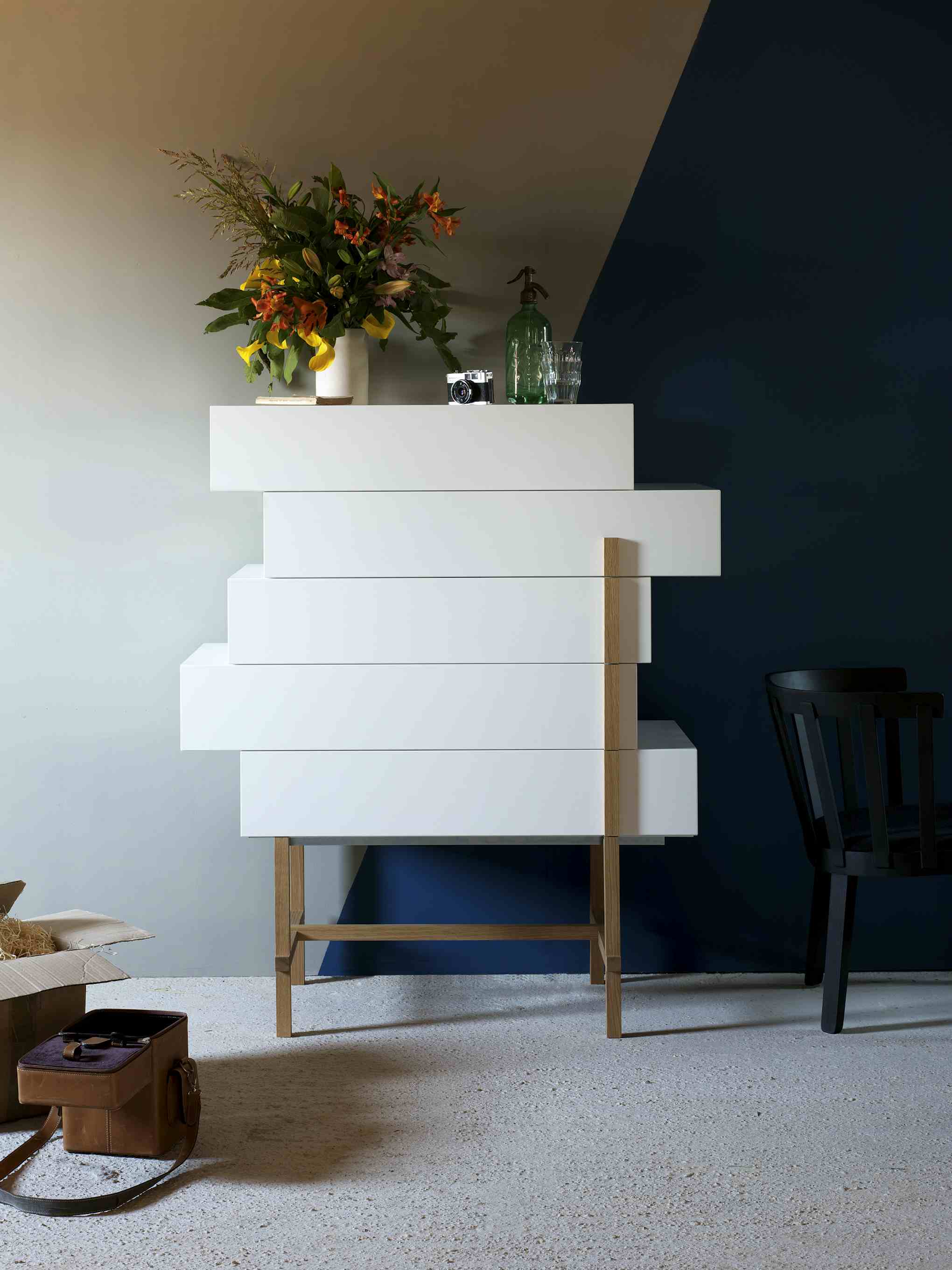 Miniforms galena cabinet white center haute living