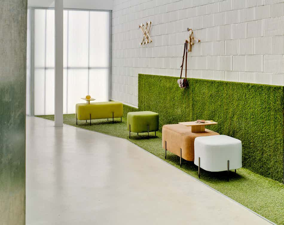 Sancal furniture elephant bench insitu haute living