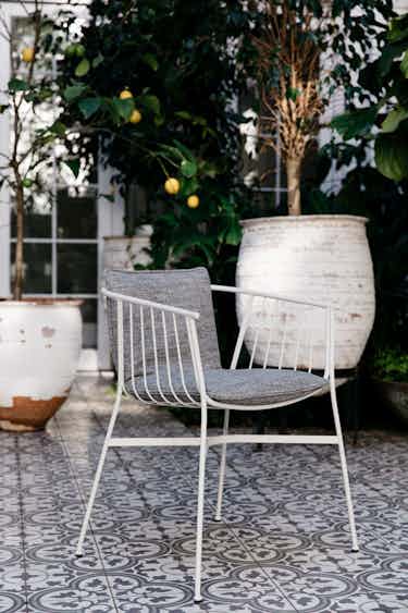 Sp01 design jeanette chair grey pad haute living