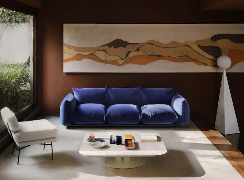 Arflex Marenco Sofa Blue Hero