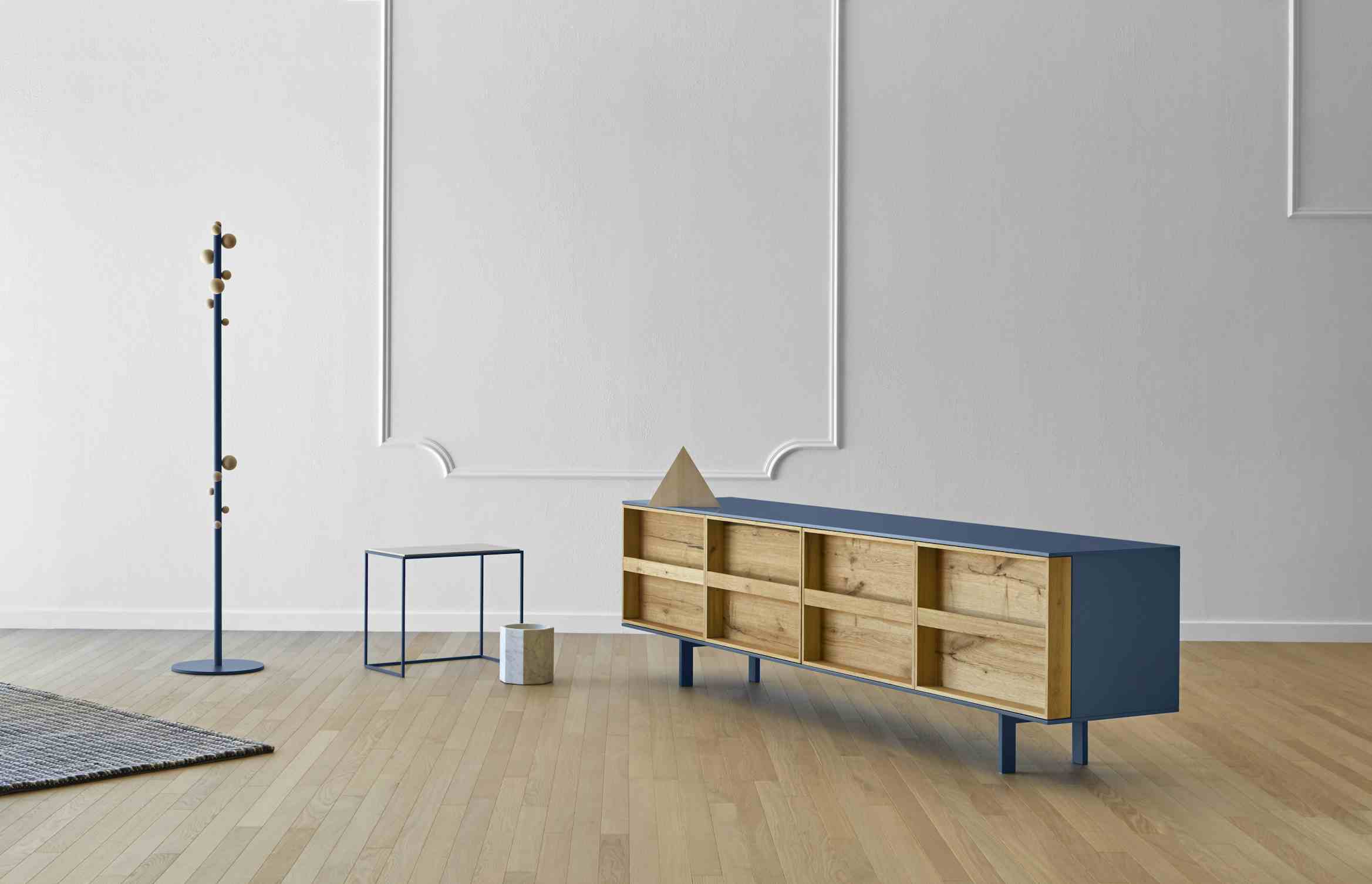 Miniforms ramblas sideboard white angle haute living