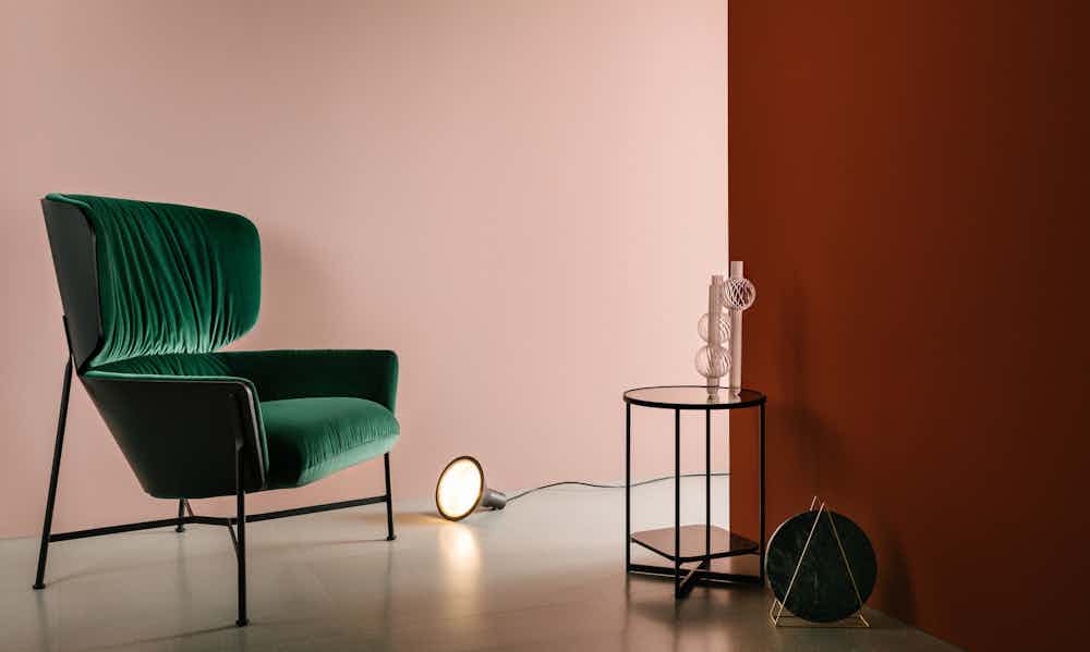 Sp01 design caristo highback armchair green insitu haute living
