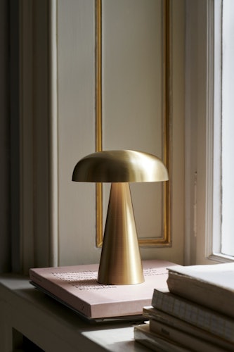 Tradition - Como SC53 Portable Table Lamp Bronzed Brass