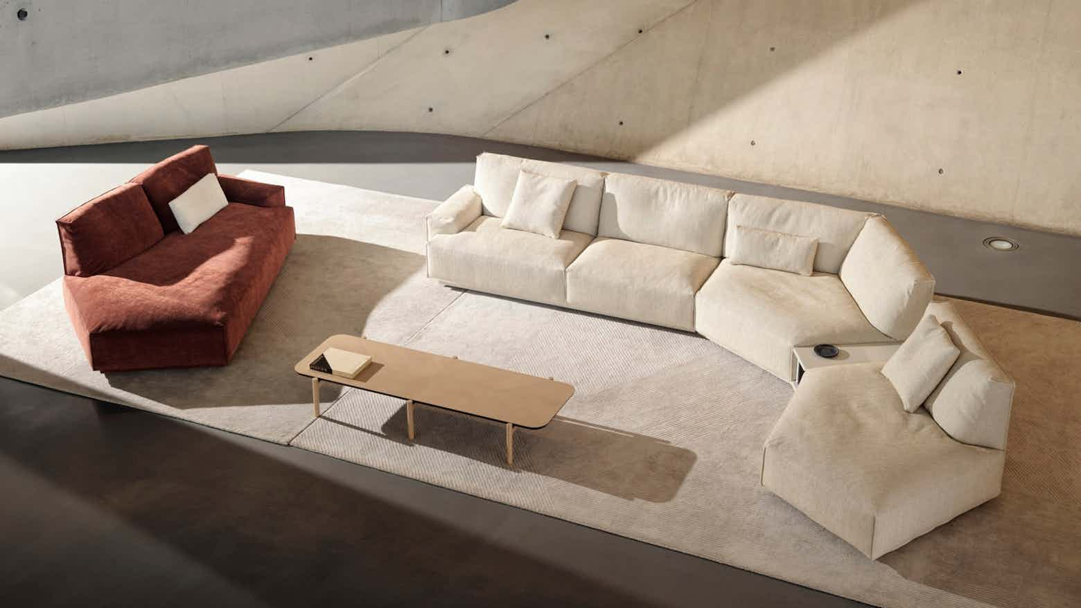 Frigerio Dao Soft Modular Sofa White