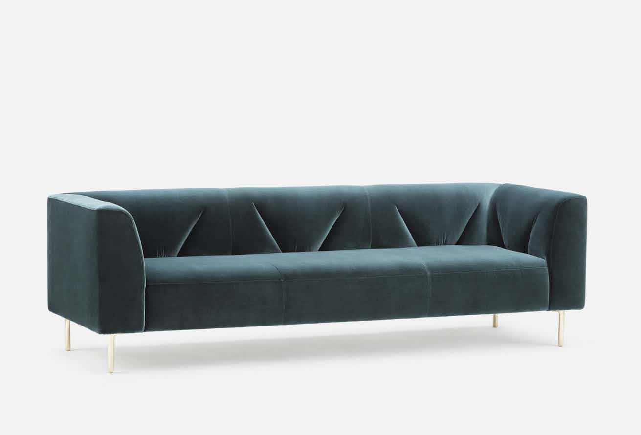 Gates Sofa by Jason Miller, now available at Haute Living