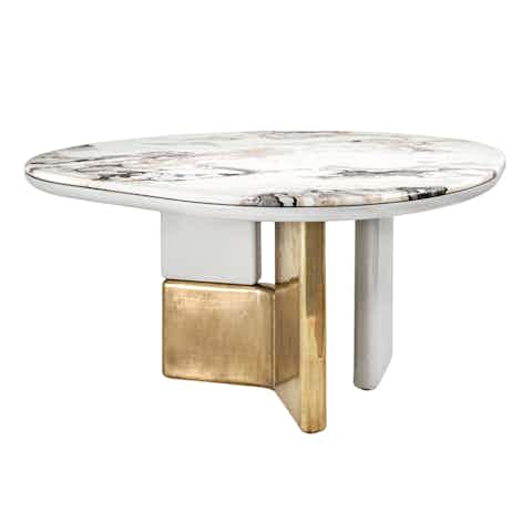 Hessentia Ovoo Dining Table Marble Top 3