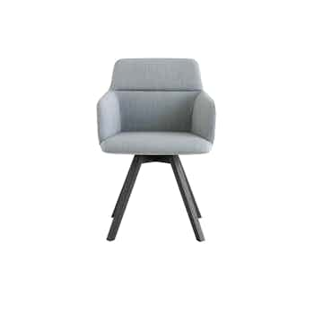 Lapalma Foil S590 Dining Armchair 4 Wooden Legs 3