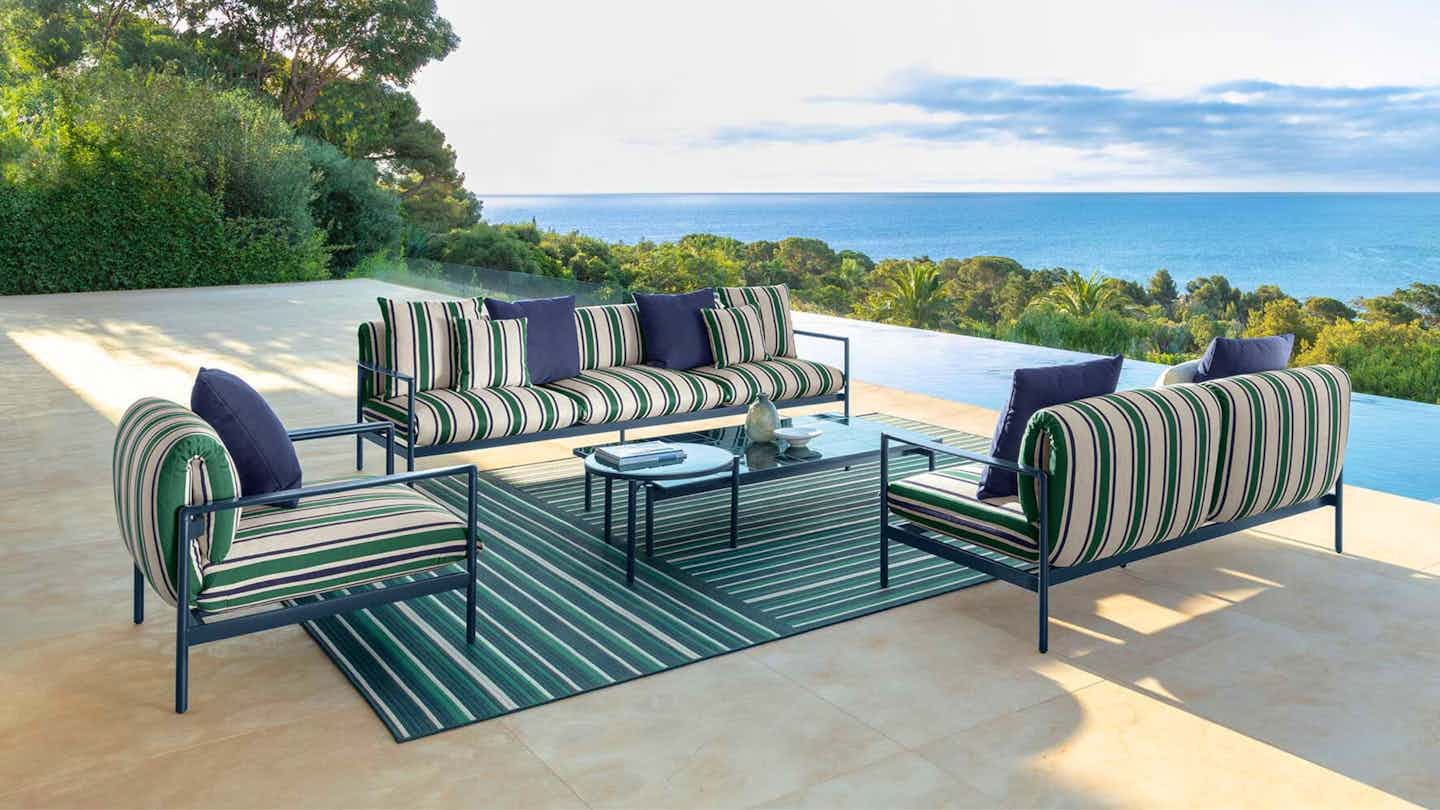 Talenti Nalu Sofa System Green Navy