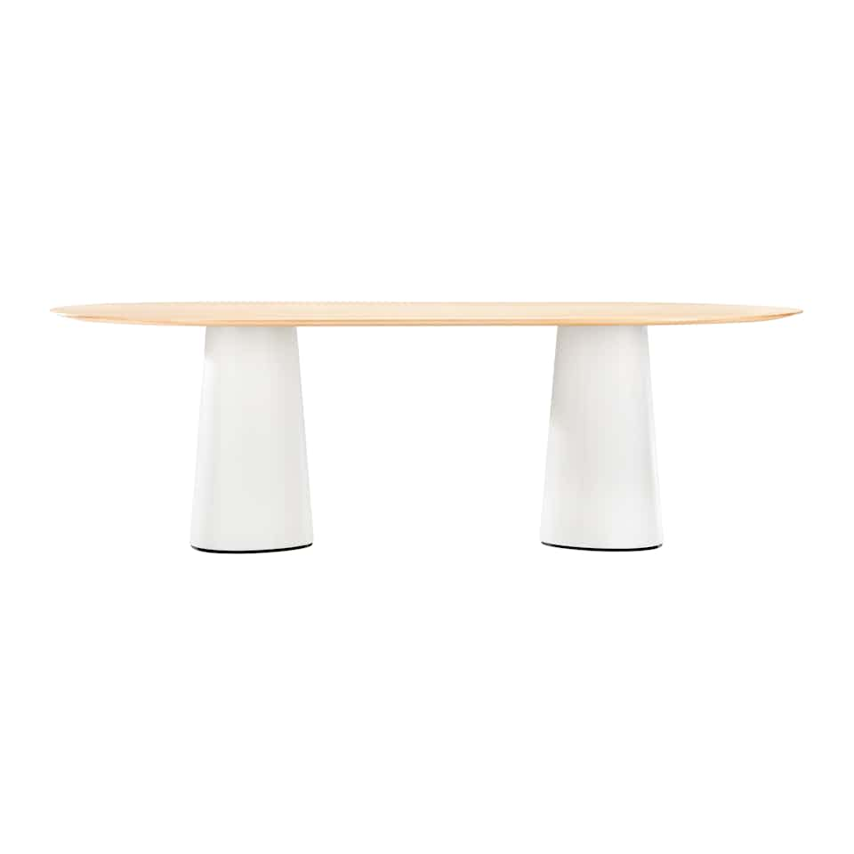 Ton P O V Dining Table Two Legs Base 4