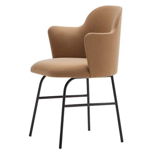 Viccarbe gold leg armchair aleta haute living 1