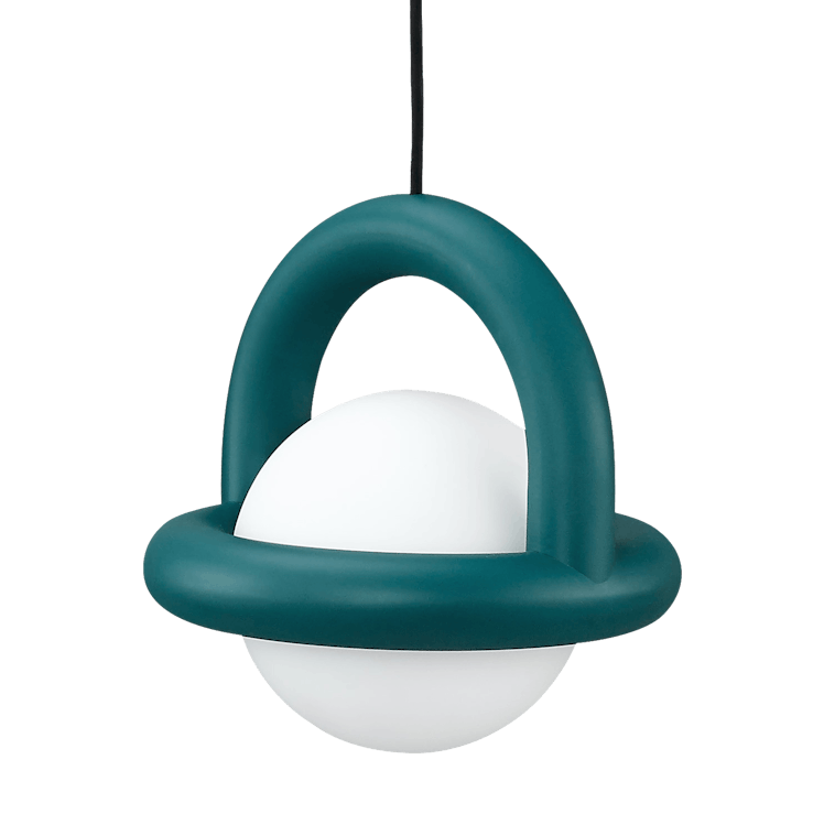 Ago lighting balloon pendant green haute living