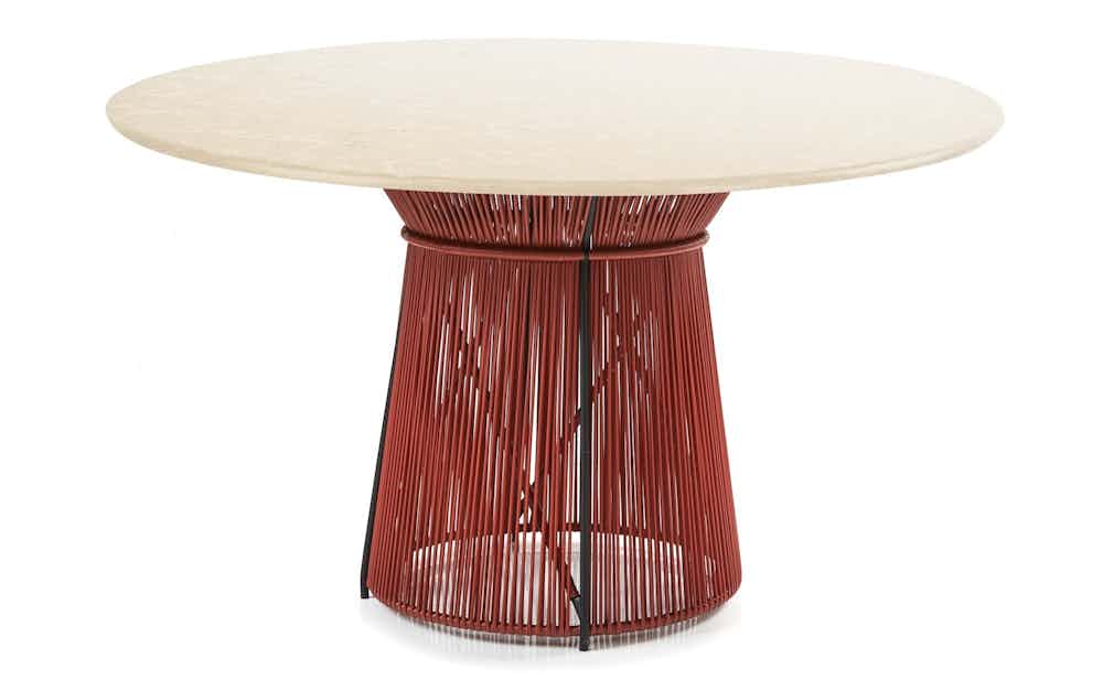 Ames furniture design caribe chic dining table haute living