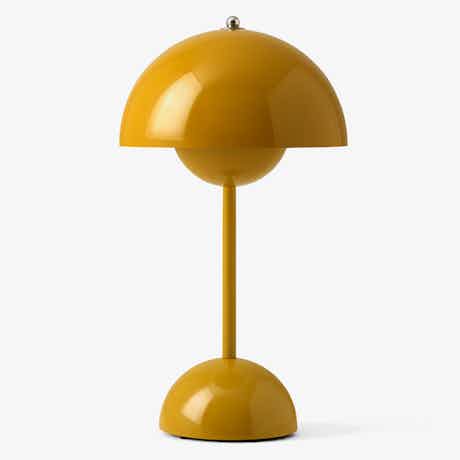 Andtradition flowerpot table lamp mustard haute living