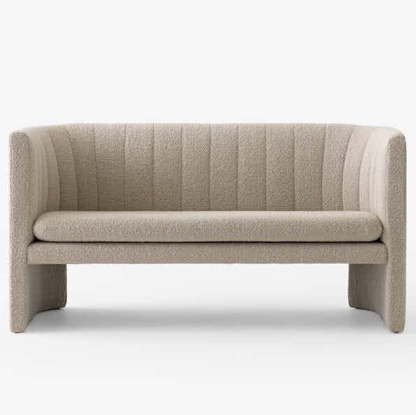 Andtradition loafer sofa front haute living