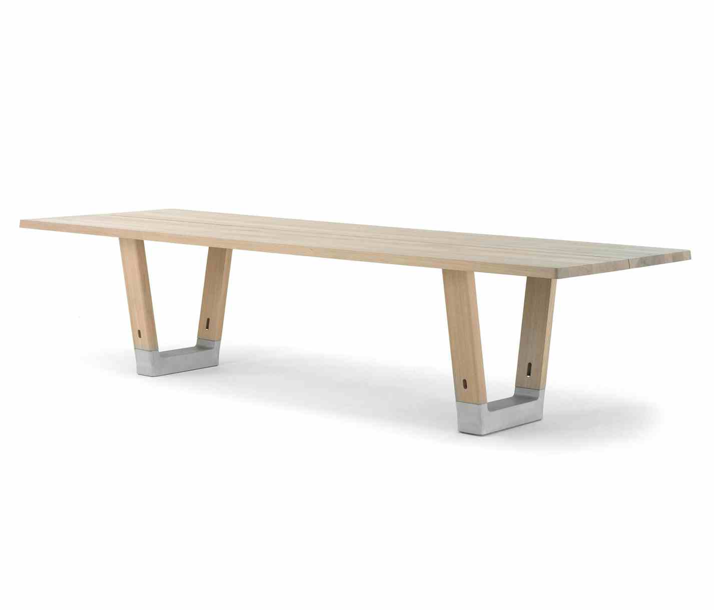 Arco furniture base table oak haute living