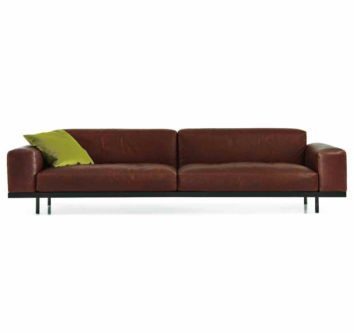 Arflex Brown Leather Naviglio Sofa Haute Living