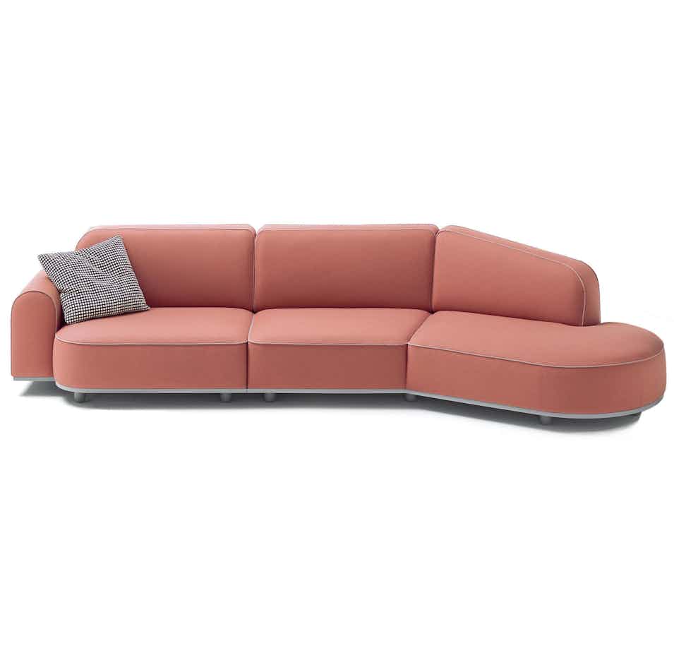 Arflex Pink Arcolor Sofa Haute Living