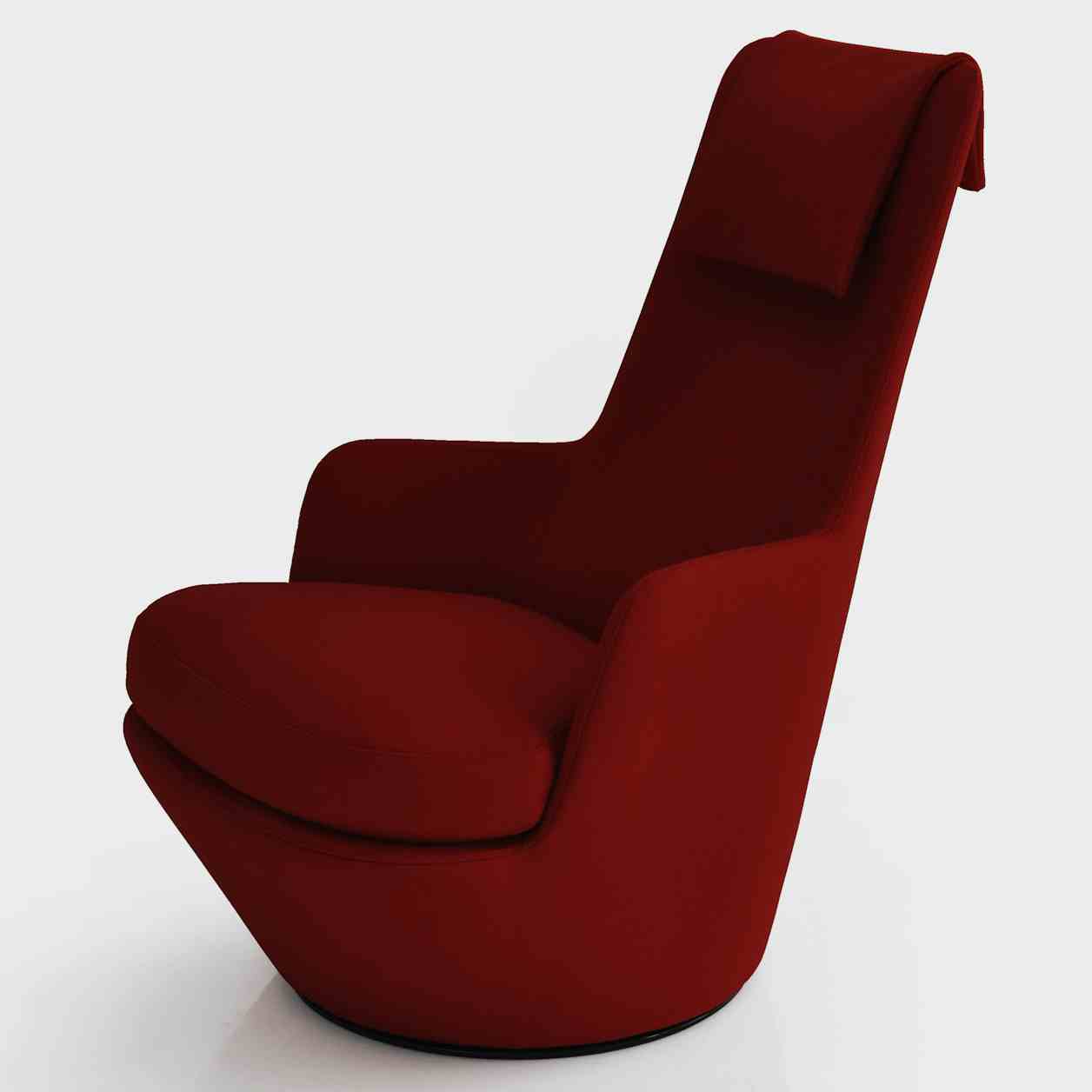 Bensen furniture hi turn chair red haute living