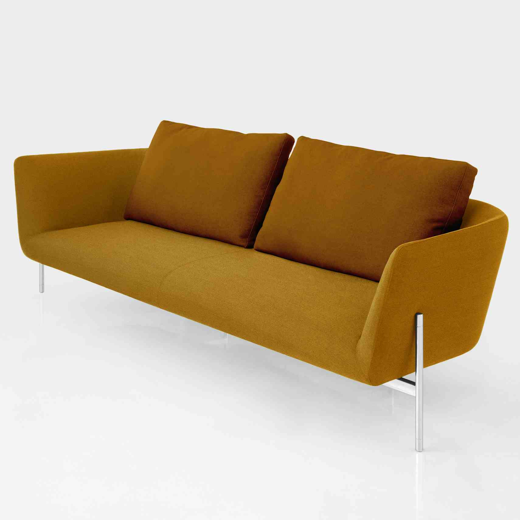 Bensen furniture loft sofa orange haute living