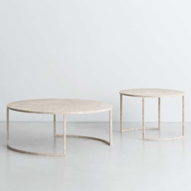 By interiors bk side coffee tables circle haute living