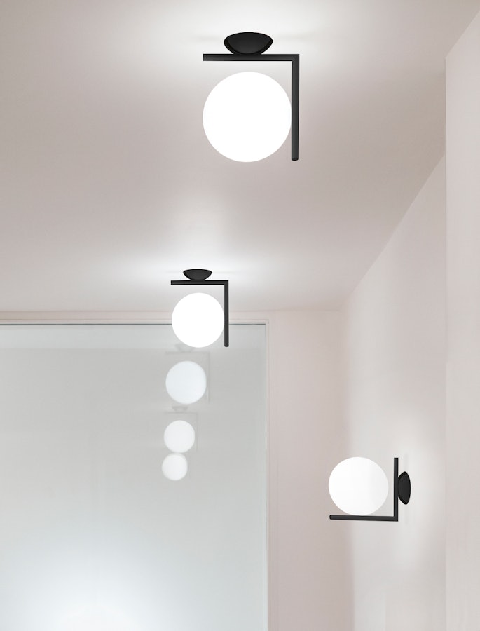 IC Lights Ceiling + Wall by Flos