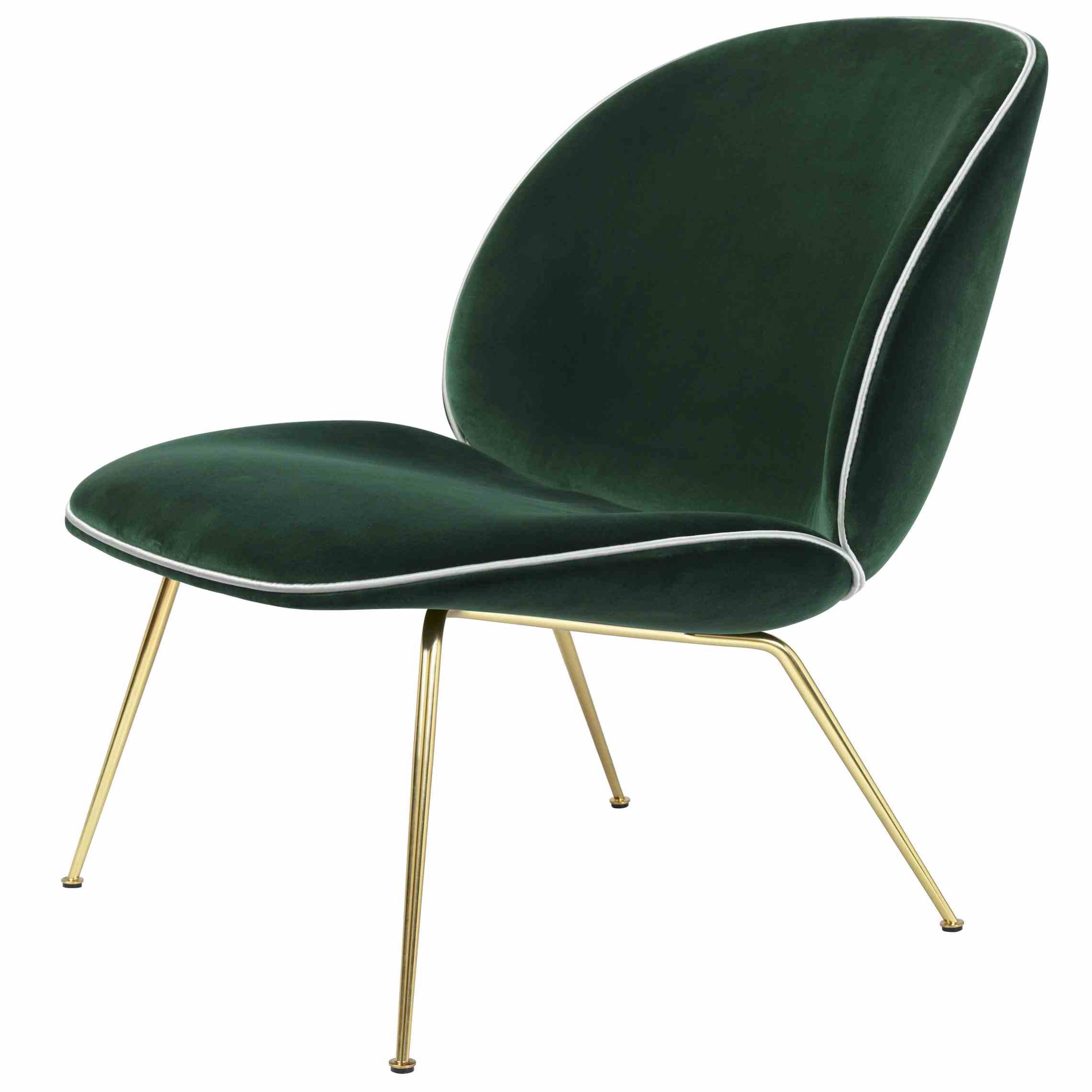 Gubi beetle lounge chair green haute living