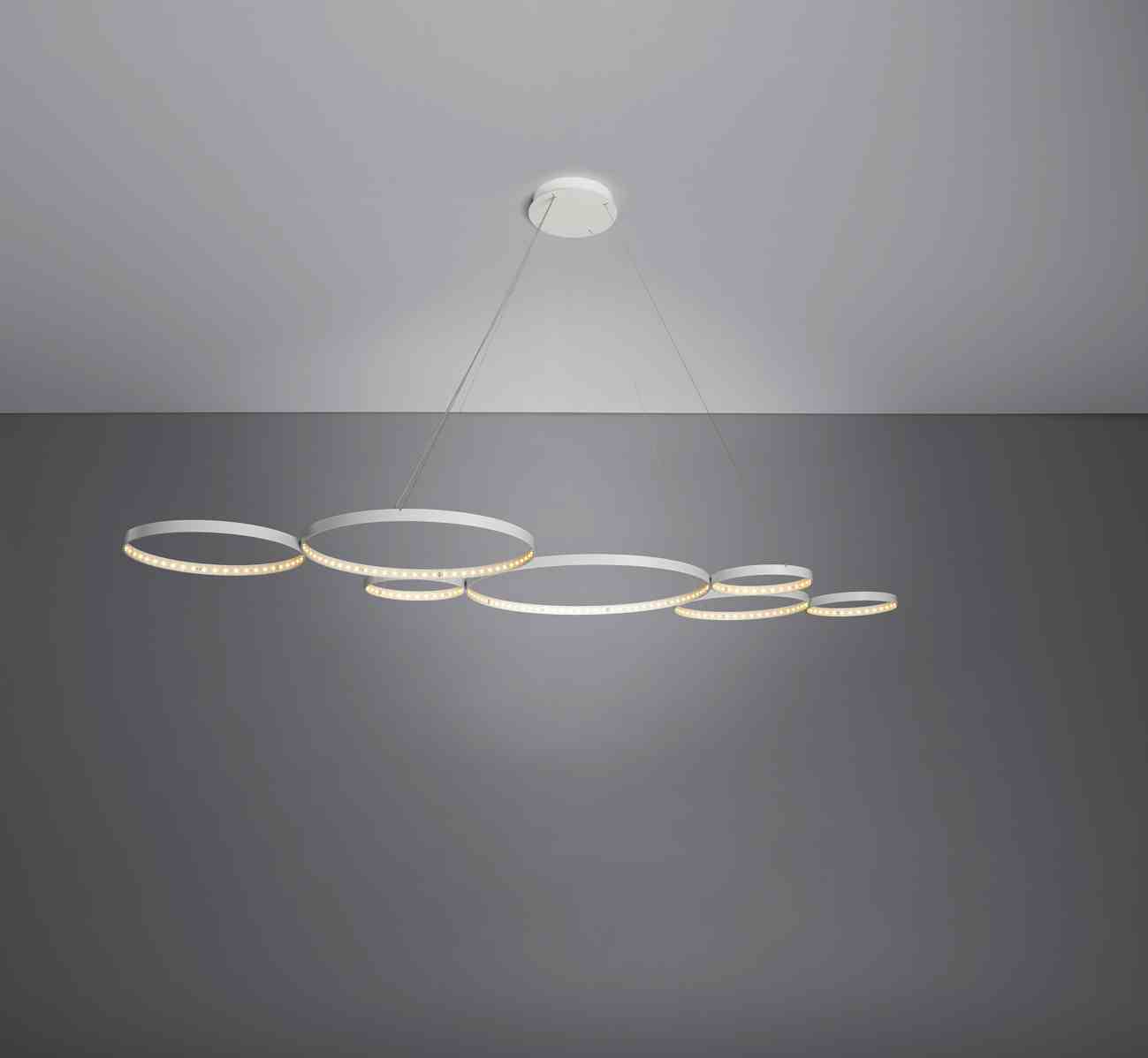 Le deun luminaires ultra 8 hanging lamp white haute living