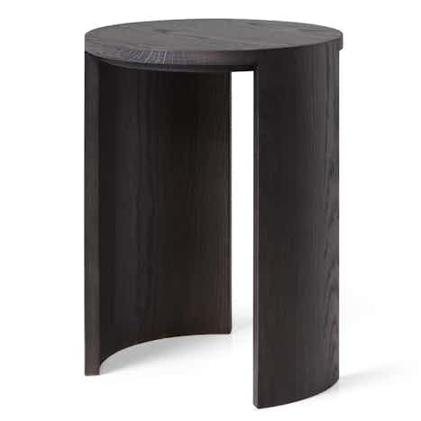 Made by choice airisto side table stool black haute living