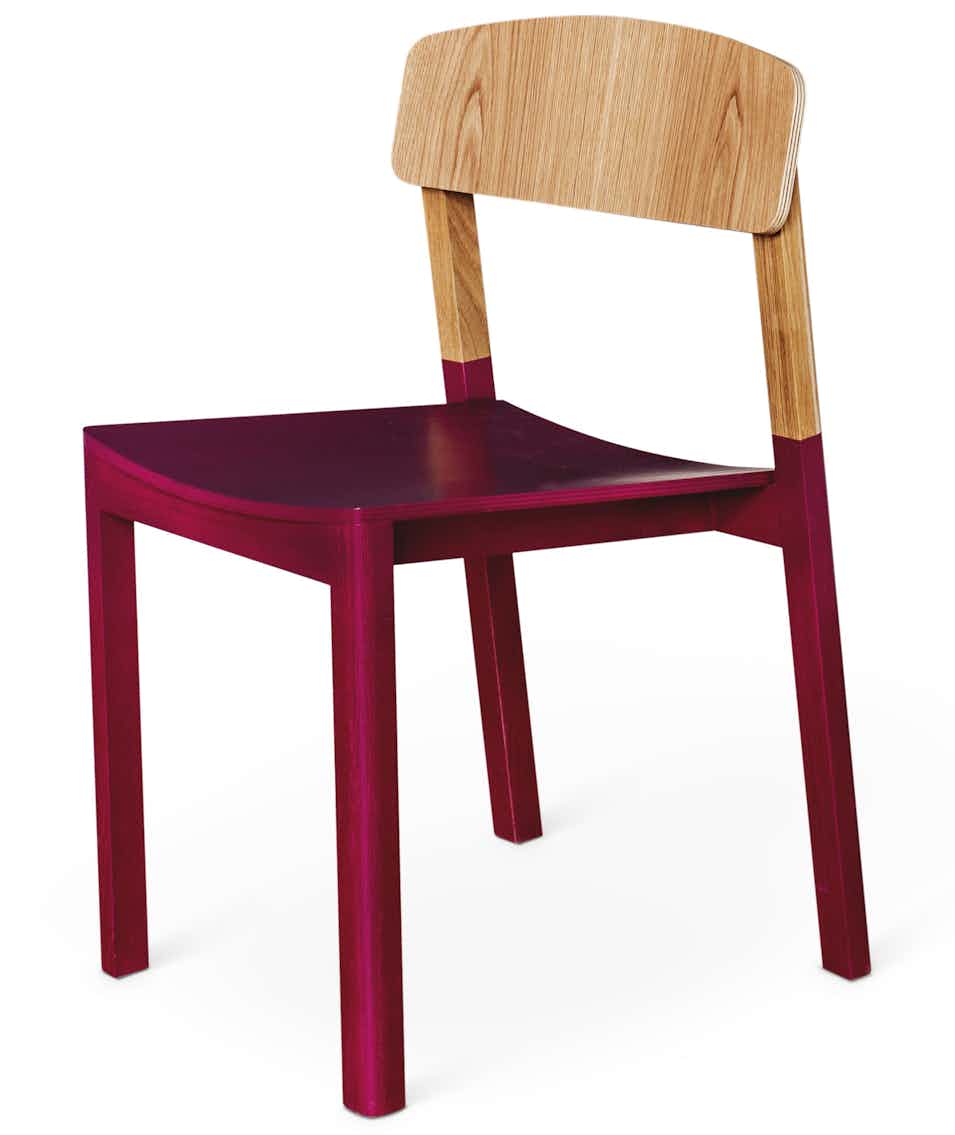 Made by choice halikko dining chair red haute living