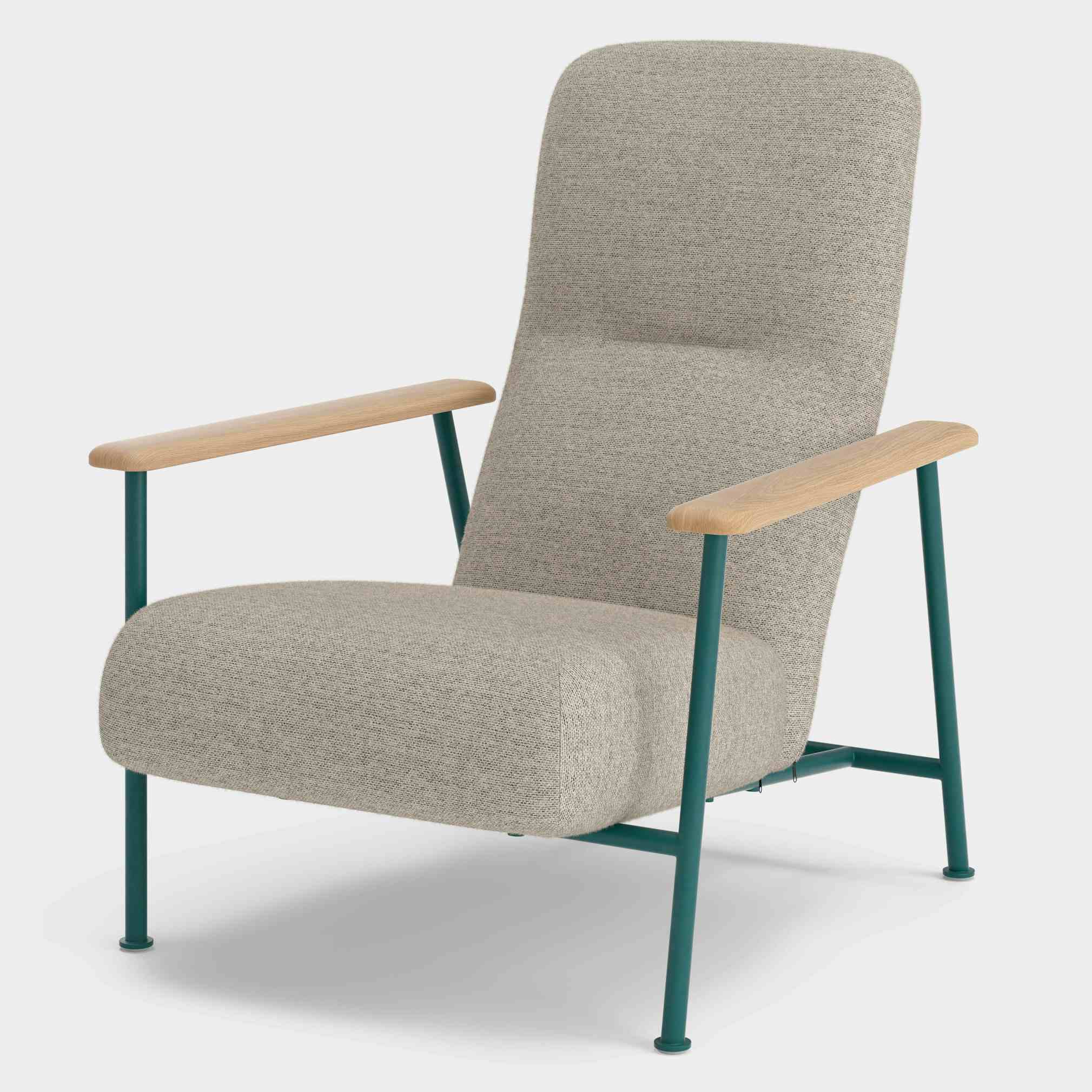 Massproductions jump easy chair green haute living