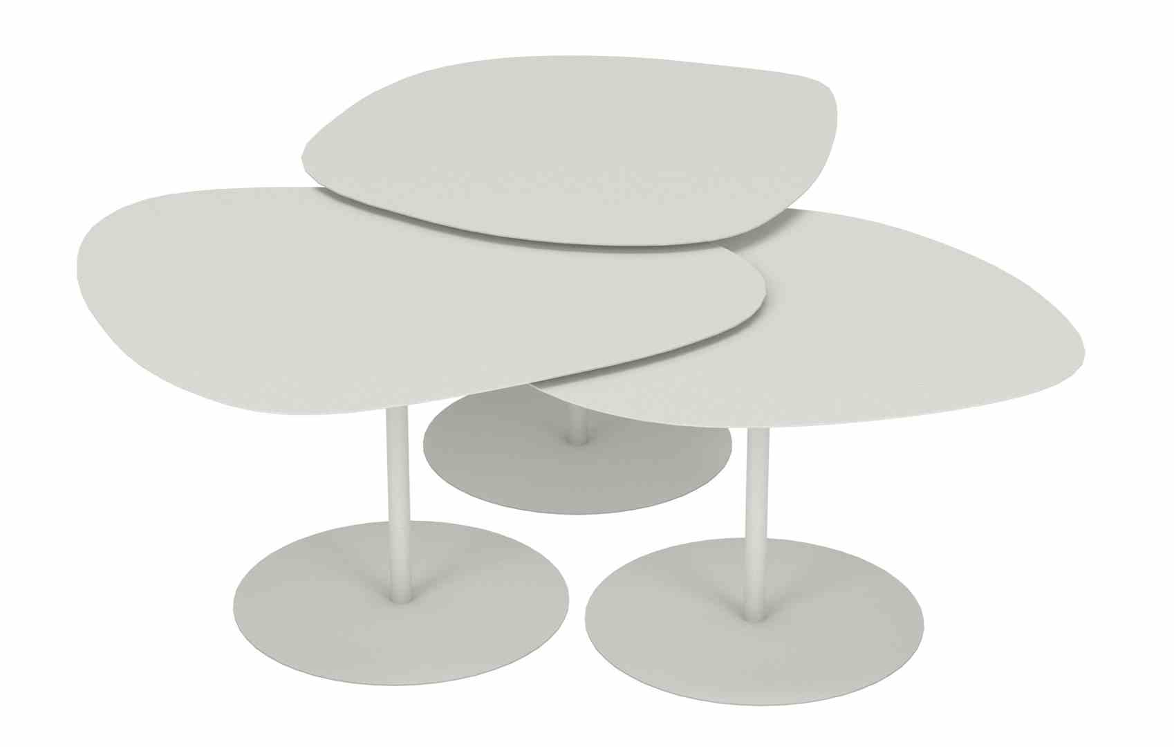 Matiere grise luc jozancy galet tables gigognes metal 001 blanc 001 blanc 001 blanc copy