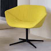 Montis ella soft chair yellow haute living