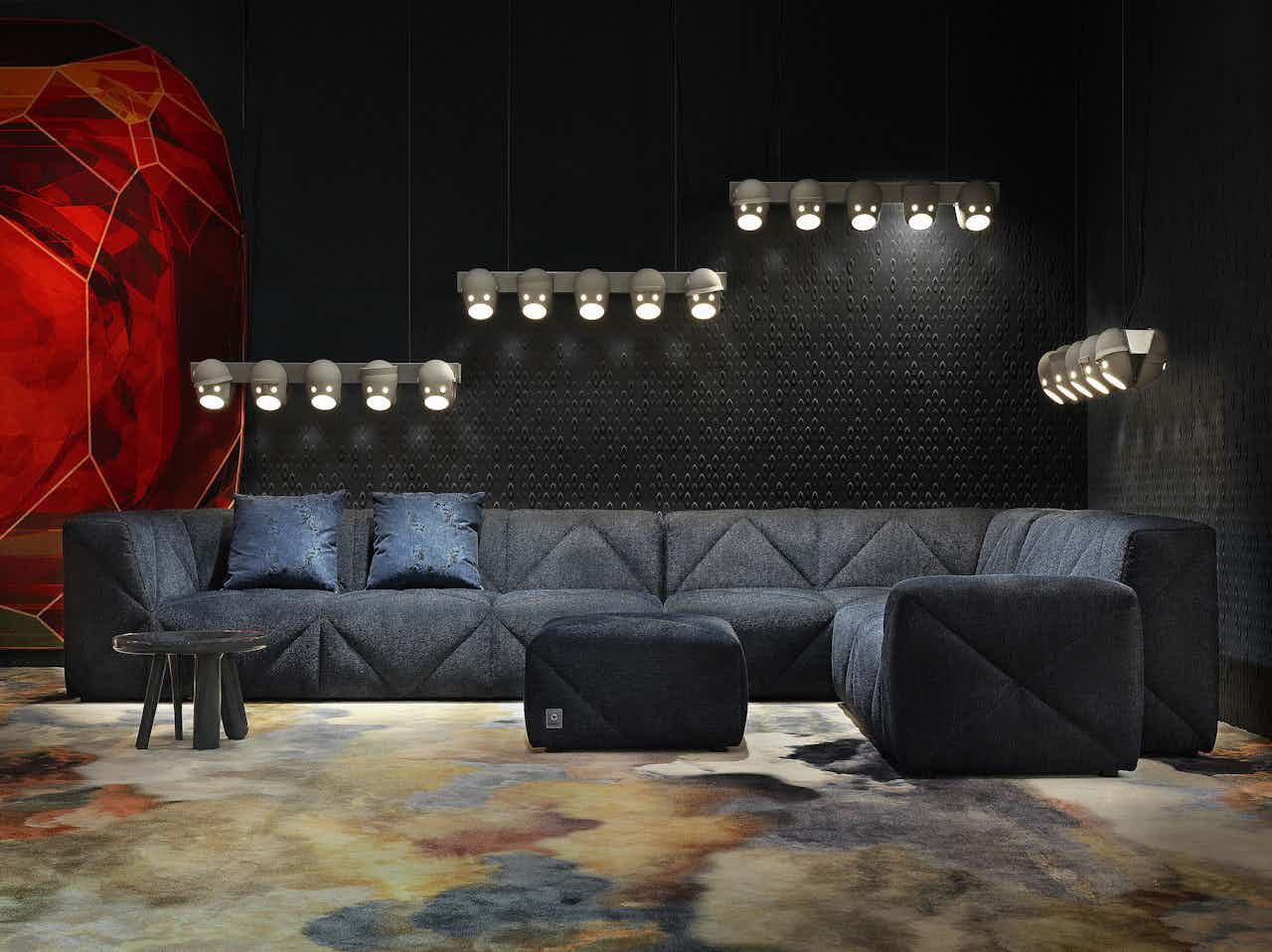 Moooi bfff sofa navy