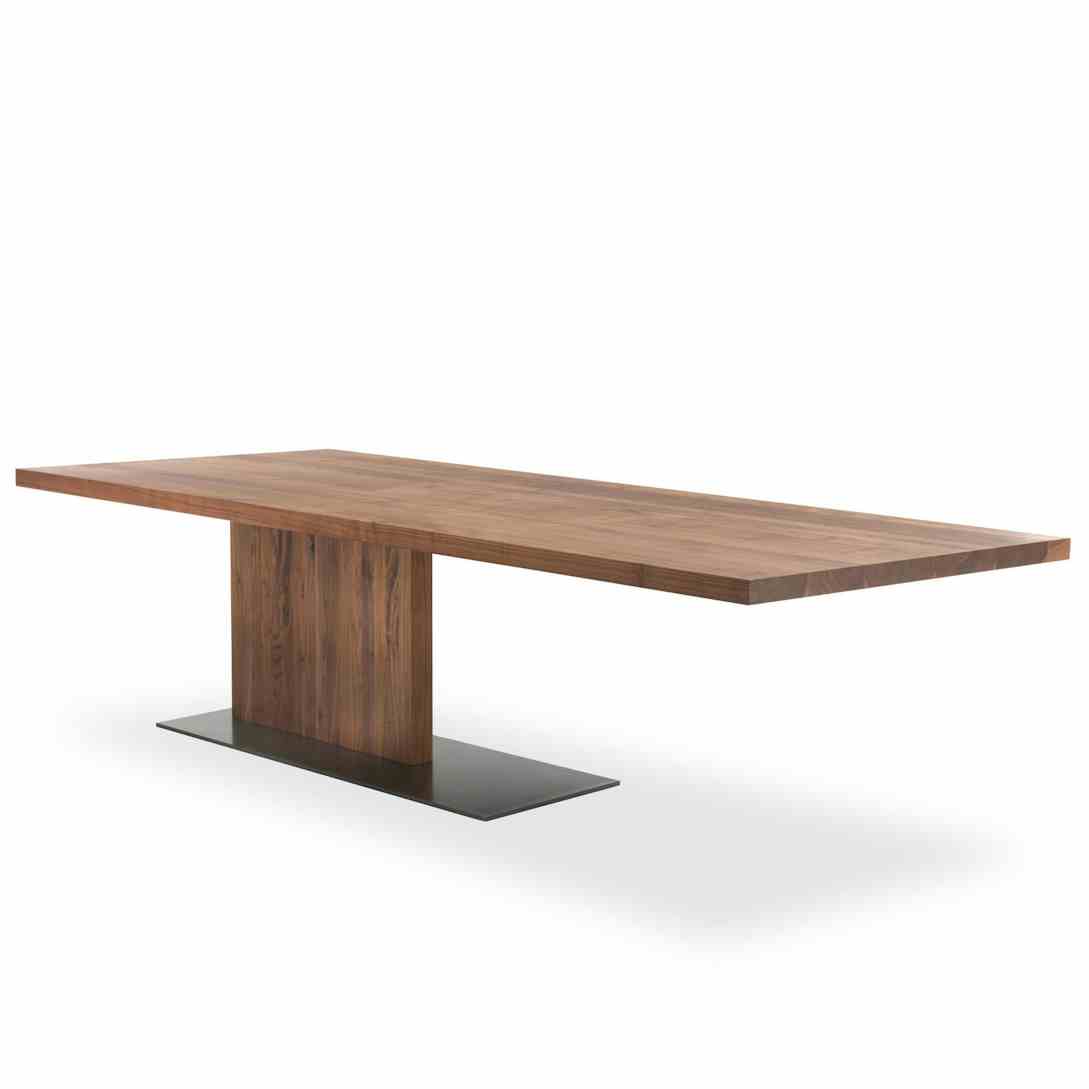 Riva 1920 liam wood table angle haute living