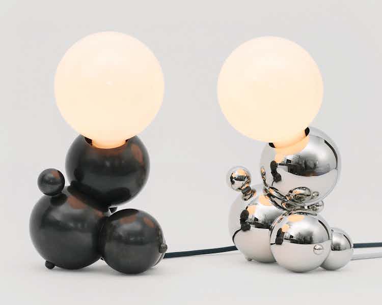 Rosie li bubbly 01 light lg table lamp duo haute living