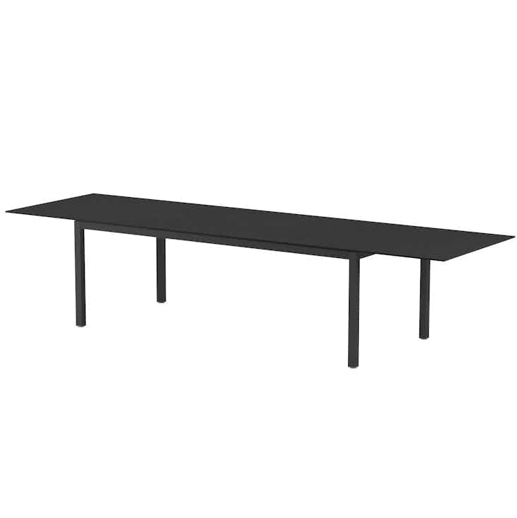 Royal botania taboela extendable table black haute living