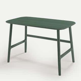 Sancal furniture nudo desk green angle haute living