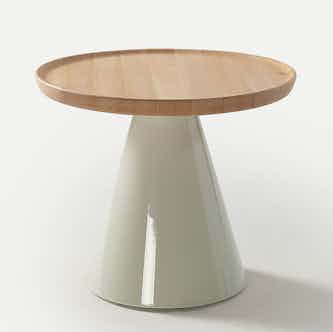 Sancal furniture pion table white base haute living