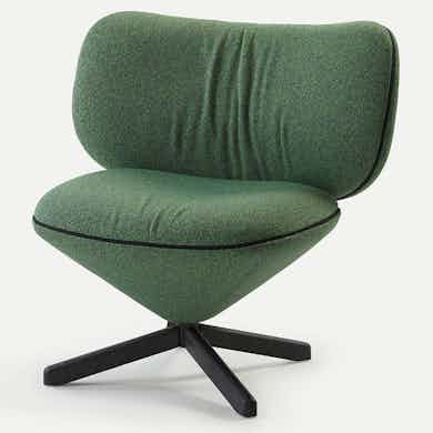 Sancal furniture tortuga lounge chair green haute living