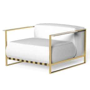 Talenti furniture casilda living armchair wite haute living
